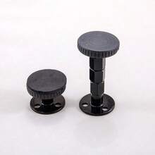 2 Sets Of Adjustable Bed Frame Stabilizer Tools, Includes Free Furniture Pads And Screws To Prevent Headboard Shaking, Essential Home Essentials - Black - View 8