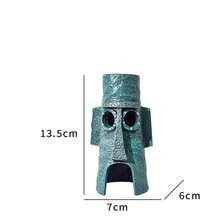 SpongeBob SquarePants Cake Decor, Aquarium Decor, Cartoon Aquarium Figurine Decor, Pineapple House Fish & Shrimp Hideaway Aquarium Decor - Multicolor - View 12