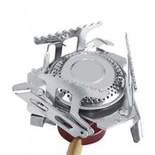 ZAQHornillo de Gas Portátil 3500W con Encendido Piezoeléctrico Estufa de Camping para Cocina al Aire Libre Picnics Viajes Cocina Exterior Familias Acampantes - como en la foto - Ver 6