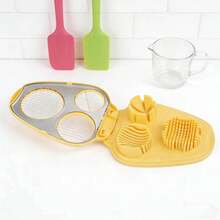 3-In-1 Egg Slicer, Egg Cutter, Egg Crusher Tool