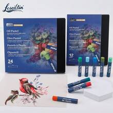 Xin Bowen Oil Pastels 12/24 Colors, Soft Oil Pastel Crayons For Drawing Blending,Layering, Shading,Art Supplies Christmas Gifts For Artists, Beginners, Students, Teachers Back To School - one-size - View 8
