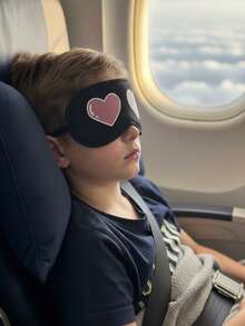Set de 5 antifaces para dormir con estampado de dibujos animados, adecuados para niños de 3 a 10 años, personalizados, protección ocular, para dormir, tomar siestas, viajar - Multicolor - Ver 9