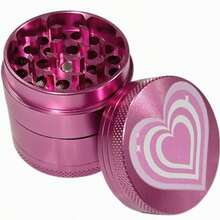 12Pcs Smoking Accessory Kit With Grinder - Durable Metal & Plastic Set Includes Rolling Trays, Storage Boxes, Ashtray, Tube - Perfect Gift For Parties, Holidays & Birthdays - Pink - View 5