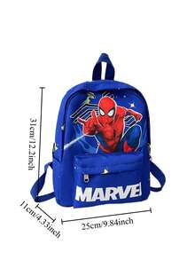 蜘蛛侠卡通印花小背包单肩包，轻便圣诞礼物，送给家人和朋友（印花图案位置随机）