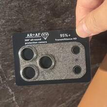 Protetor de Lente da Câmera para Apple 17 Pro/17 Pro Max - Vidro Temperado Ultrafino de Alta Definição, Antirriscos, Fácil Instalação, Encaixe Preciso, Design Minimalista - Ouro - Ver 7