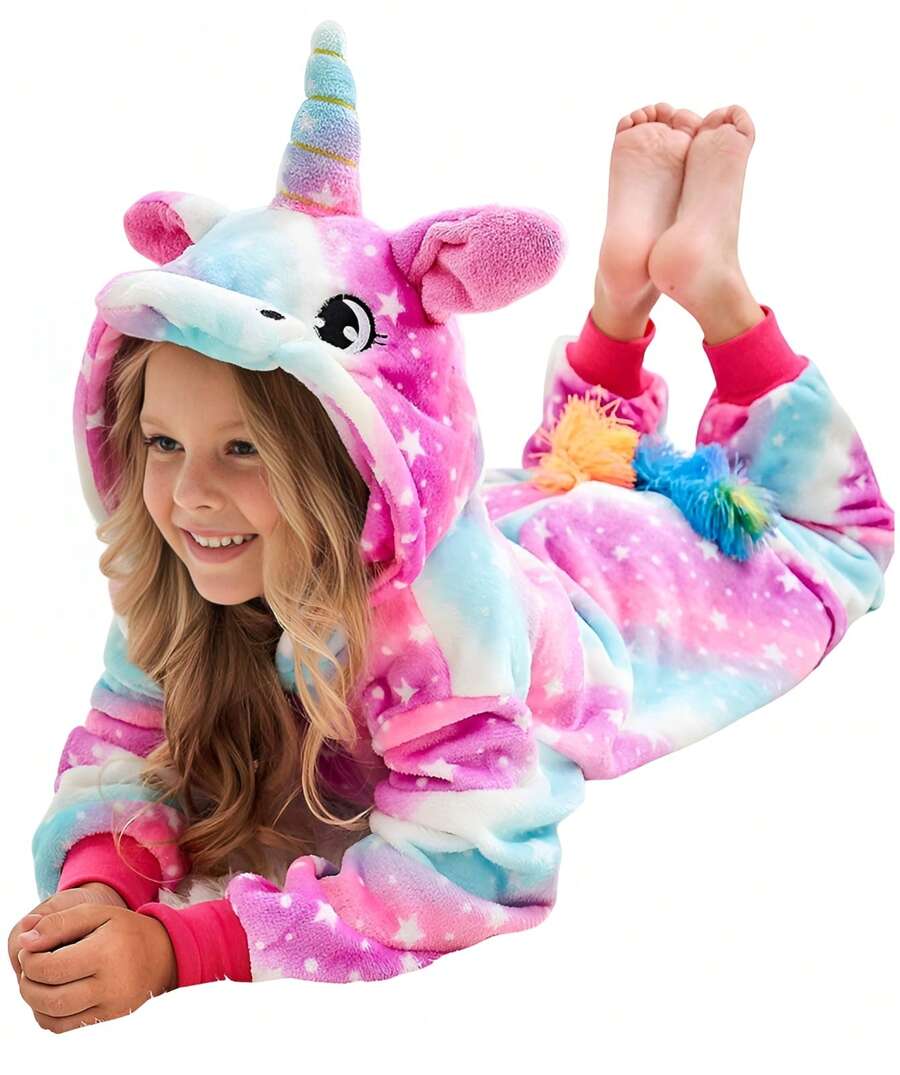 Young Girls Pajamas - Pink - View 1