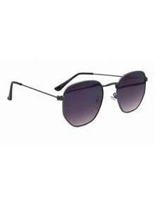 Hexagonal Square Sunglasses For Men And Women, Vintage Sunglasses - Dgrade - 查看 3