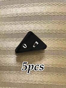 5pcs Colorful Triangular Paper Folders, Artistic & Fresh Design With Candy-Colored Edges, Durable Plastic, Multi-Purpose & Anti-Slip, Suitable For Office, Study, Document & Storage - Multicolor - View 19