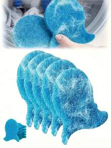 最新款宠物毛发分离器，可重复使用的宠物毛发和绒毛去除洗衣球，干湿两用宠物毛发分离器