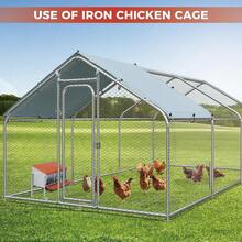 Techigher Chicken Nesting Boxes, 3/4 Hole Metal Chicken Egg Laying Box With Pull-Out Trays And Rollout Egg Collection For ChickenCoop - Orange With Metal Legs, 3 Holes - View 8