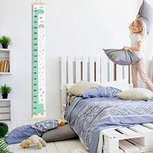 HomeChi Tabla de Crecimiento para Niños, Regla de Gráfico de Altura de Colgante y Extraíble para Medición de Estatura con Dibujo de para Bebés Niños, para Decoración de Pared de Habitación y Guardería(Dinosaurio) - Multicolor - Ver 7