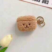 卡通泰迪熊毛绒保护壳带钥匙扣，可爱蓬松保护套，兼容 1/2/3/4/Pro/Pro2/Pro3，防震、保护、防尘、时尚 - 彩色 - 查看 22