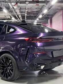 1 Roll Premium Metallic Super Bright Night Purple Vinyl Wrap Film - Bubble Free For All Vehicles - Liquid Metal Decal Exterior Appearance - one-size - View 8
