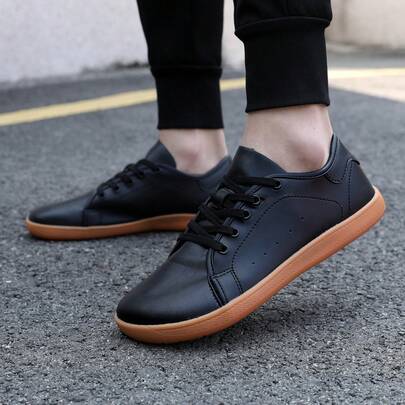 Oiaano 宽趾赤脚女式白色运动鞋男式真皮鞋男女通用简约透气舒适户外跑步工作鞋