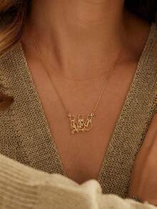 1pc Custom Pet Cat Cut-Out Name Necklace, Customizable 1-3 Names, Custom Name Necklace, Minimalist Necklace, Pet Name Custom Necklace, Personalized Gifts, Women's Necklaces, Custom Necklaces, Women's Jewelry, Cat Commemorative Gifts, Cat Lovers Gifts, Christmas Gifts, Birthday Gifts - Multicolor - View 8