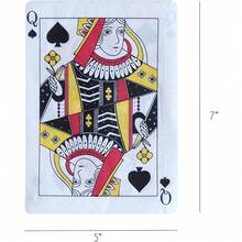 Casino Party Napkins - 50 Pack Queen of Spades Playing Card Shaped Disposable Paper Party Napkins 5"x7" for Casino Night Poker Game Party Supplies Tableware Decoration - por defecto - Ver 2