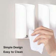 Electric Toothbrush Holder For Bathroom, Wall-Mounted Toothbrush Stand With Self-Adhesive, Compact Bathroom Caddy For Electric Toothbrushes (White-2pcs) - White-2pcs - View 7