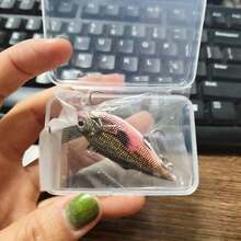 1pc Lipless Crankbait, Rattling VIB Artificial Fishing Lure, 8g/0.28oz Long Casting Sinking Wobbler, Plastic Hard Bait Vis Box - Multicolor - View 7