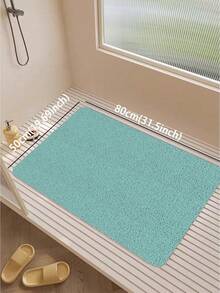 [防滑淋浴垫] 速干防滑 1 件淋浴垫，舒适浴室垫，纹理表面，易于清洁的淋浴地垫，1 厘米厚度，带排水孔的浴室防滑垫，快干 PVC 淋浴垫，适用于潮湿区域，淋浴房，防水且易于清洁，防滑淋浴垫，适用于入口通道防尘垫，返校浴室厨房装饰 - 彩色 - 查看 21