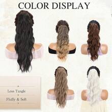Synthetic Fiber Hair Bun Scrunchies Can Quickly Create Fluffy High Ponytail Effect. Suitable For Halloween, Christmas And Other Occasions. - Multicolor - View 5