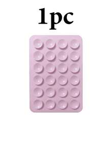 1pc Silicone Suction Cup Phone Case Stand, Phone Suction Cup, Octobuddy, Sticky Phone Grip, Sticky Phone Holder, Compatible With Smartphones - 彩色 - 查看 7