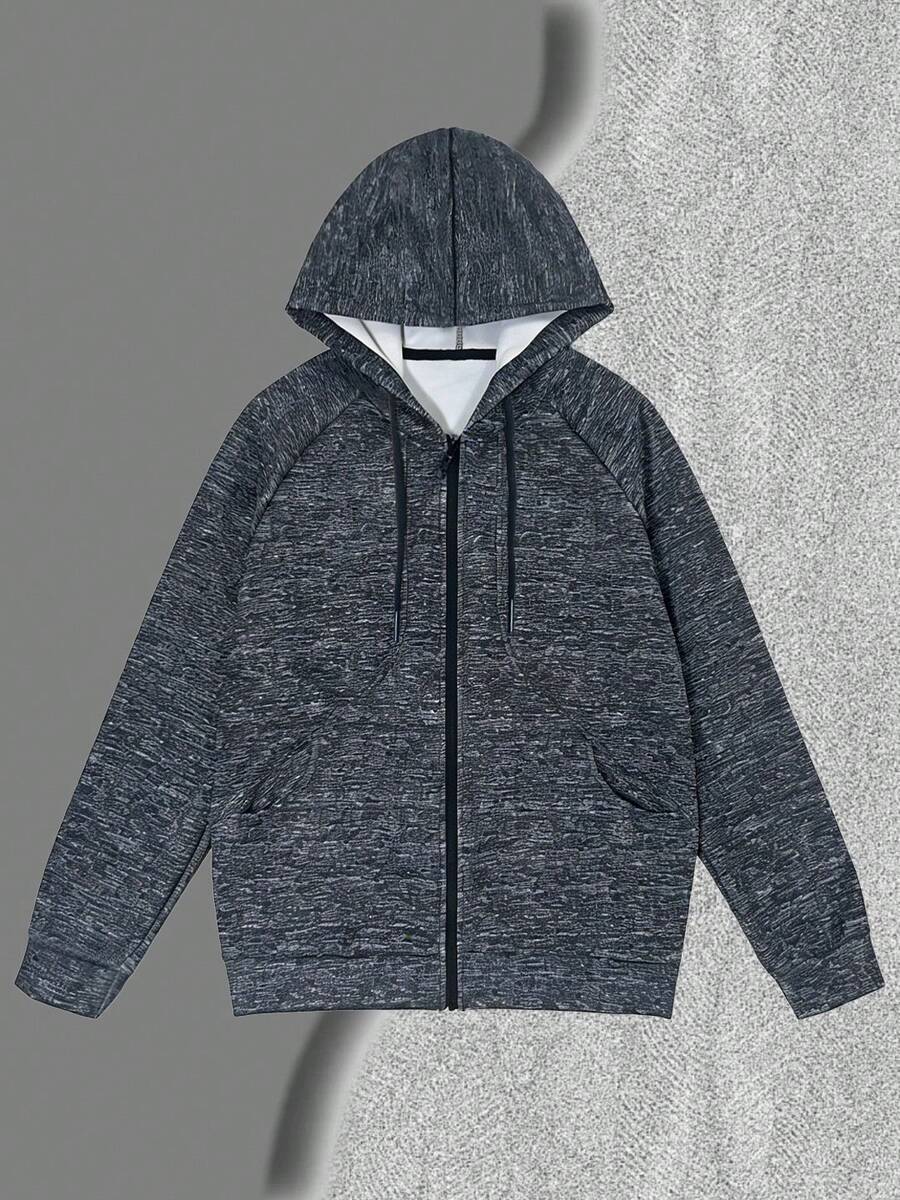 Women's Spring/Autumn Jacket, Outdoor Running Wear, Commuting Outfit, Date Outfit, Sun Protection Essential, Elastic & Comfortable Style, Retro High-End Item, Street Elegant Look, Sportswear, Running Training Gear, Zipper Elastic Fitted Style And Minimalist Design. - Black - View 1