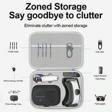 Durable Anti-Fall Anti-Scratch Hard Shell Carrying Case, Protective Storage Bag For New Insta360 Antigravity A1 Drone Standard Carrying Set, Travel Flight System Accessories