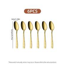 2/4/6/12pcs Unique Cube Design Demitasse Espresso Spoons, Mini Coffee Spoon, Fine Stainless Steel Tea Spoon, Tiny Dessert Spoon, Cute Ice Cream Spoon Seasoning Spoon, Mirror Polished