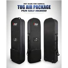 PGM Golf Travel Bag With Wheels, Single Layer Foldable Golf Bag Carrier, HKB002 - Black - View 6