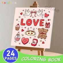 约会之夜：情侣约会时光，甜蜜可爱，放松涂色，送给她的礼物，返校礼物，婚礼纪念品，美术用品，文具，派对礼品袋填充物 - 約會日 - 查看 13