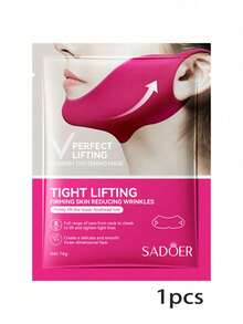 1/3/5片装V型提拉凝胶面膜，下巴提拉贴，保湿凝胶耳挂式面膜，双V耳挂式V型面膜，V型提拉面膜 - 彩色 - 查看 11