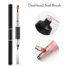 MEET ACROSS Bộ dụng cụ nối móng 5 món, gel nối móng Poly màu hồng nude lấp lấp lánh kèm dung dịch chống dính và hai khuôn, cọ vẽ móng, hoàn hảo cho người mới bắt đầu và làm móng tại nhà. - Nhiều màu - Xem 10