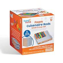 hand2mind Foam Cuisenaire Rods Small Group Set Fraction Bars Montessori Number Rods Counting Blocks Math Manipulatives Math Teacher Supplies Kindergarten Homeschool Supplies 6 Sets of 74Duradero y cultiva el interés de los niños - Multicolor - Ver 7