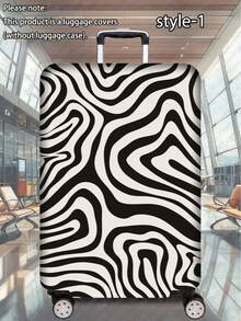 1件装，300克/平方米旅行系列印花图案，是商务旅行、暑假旅行和返校旅行的理想之选。这款耐用、防刮的涤纶保护套男女皆宜，可有效防尘且易于清洁。是户外度假的必备旅行配件（适用于20-28英寸的行李箱）。 - 彩色 - 查看 59