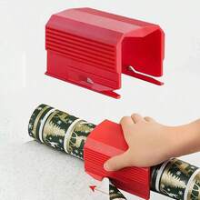 Cortador de papel de regalo mejorado para el Día de San Valentín - Herramienta de corte de papel de regalo, bordes lisos sin esfuerzo, diseño de hoja oculta para , herramienta de manualidades de envoltura de regalos DIY, adecuada para fiestas, cumpleaños, aniversarios - Nueva cortadora de papel - Ver 9