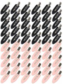 6/100个简约时尚无痕发夹，不易弯曲的鳄鱼夹发饰，适合派对、休闲外出、送给女朋友、女性的礼物、新年礼物、爪夹、发卡、发夹