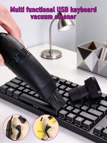 Mini USB Keyboard Vacuum Cleaner, Micro Computer Cleaning Brush, Portable Laptop USB Vacuum Cleaner Duster, Computer Cleaning Tool