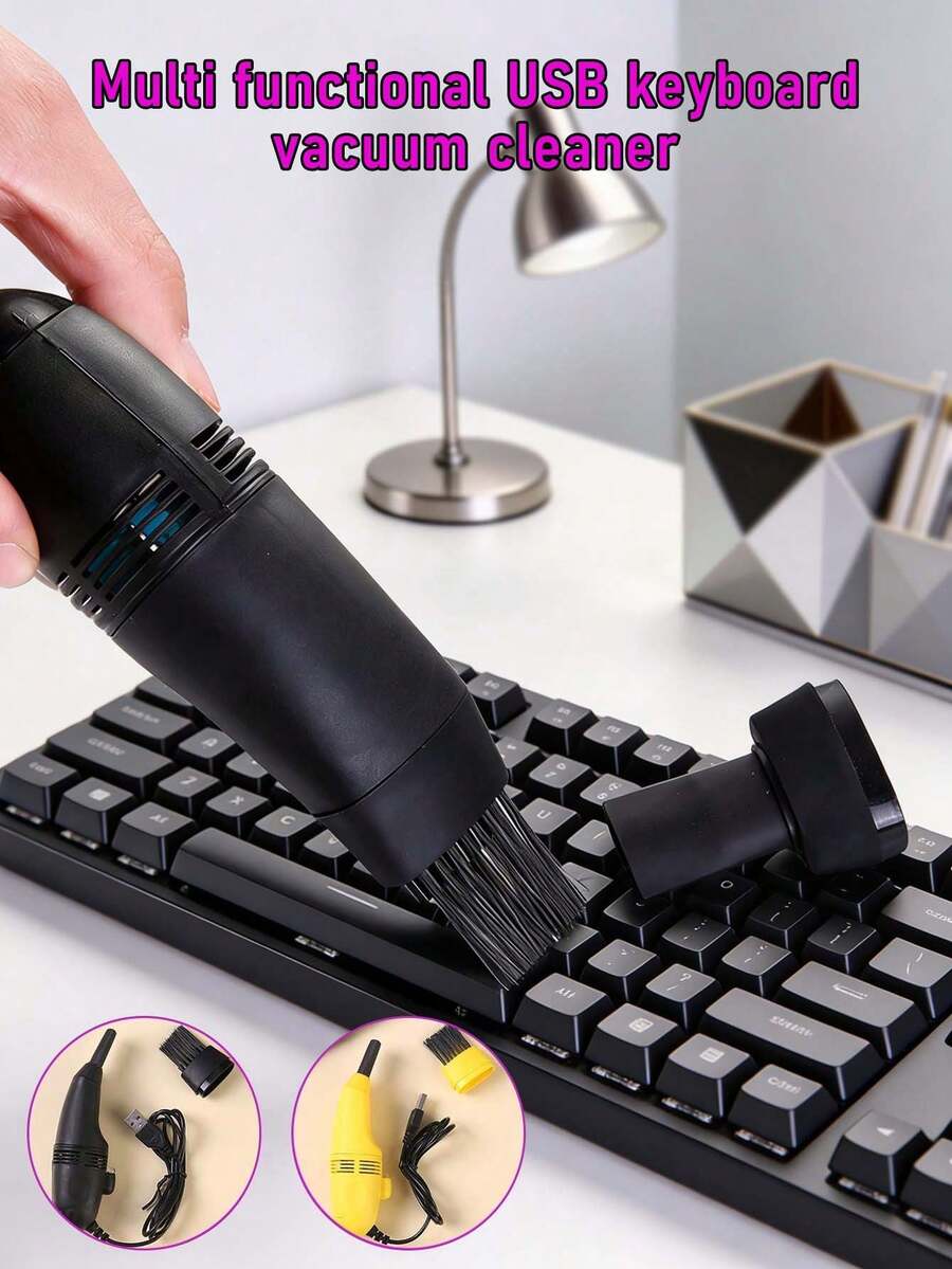 Mini USB Keyboard Vacuum Cleaner, Micro Computer Cleaning Brush, Portable Laptop USB Vacuum Cleaner Duster, Computer Cleaning Tool