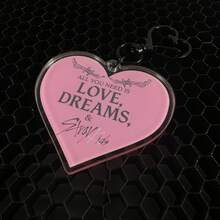 Móc khóa Straykid/Kpop/STAY/Skz/Doit, Móc khóa chữ cái màu hồng, Móc khóa hình trái tim, Móc khóa acrylic hai mặt, Phụ kiện trang trí túi xách, Phụ kiện trang trí bình nước, Quà tặng tiệc tùng, Quà sinh nhật - Nhiều màu - Xem 5