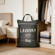 Grande borsa per il bucato da viaggio, sacca lavabile per vestiti sporchi, adatta per viaggi, vestiti bagnati/asciutti, costumi da bagno, palestra, college - Multicolore - Visualizzare 6