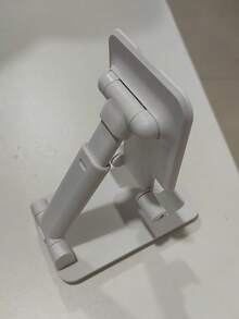 1pc Adjustable & Foldable Phone Holder, Portable Lazy Desk Stand, Non-Slip Plastic Tablet Stand, No Battery Required - Multicolor - View 8