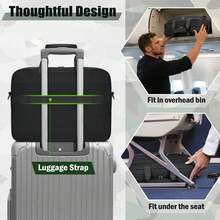 Laptop Bag 15.6/17.3 Inch Laptop Briefcase Men Business Computer Bag Large Laptop Case Waterproof Military Shoulder Messenger Bag Work Office Travel Laptop Bag - Multicolor - View 7