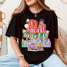 It's A Small World Tee, Patel Fantasyland Park Shirt, Dreams T-Shirt, Disneyland Family Matching Tee, WDW Family Vacation Sweatshirt - màu đen - Xem 7