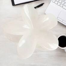 2012年2月6日 女士花朵爪夹，简约发饰，适合海滩度假，发夹 - 白色 - 查看 11