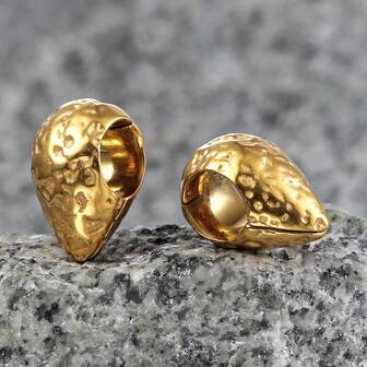 1pc Tear Drop 316L Stainless Steel Ear Weights Hanger Ear Plugs For Stretched Lobe Piercing Body Jewelry For Women Men