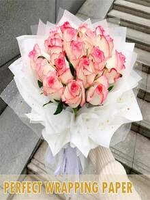 10/20 Sheets Of Gold/Black Moon And Star Patterned Tissue Paper | 20*27in Inches. Suitable For Valentine's Day, Wedding Season, Ramadan, Bouquet Wrapping, Gift Box Lining, Birthday Gift Wrapping, Crafts - Multicolor - View 4