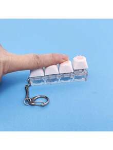 Stylish Cat Paw Keychain Party Favor Set - Multicolor - View 7