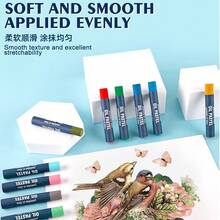 Xin Bowen Oil Pastels 12/24 Colors, Soft Oil Pastel Crayons For Drawing Blending,Layering, Shading,Art Supplies Christmas Gifts For Artists, Beginners, Students, Teachers Back To School - one-size - View 11