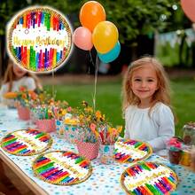 Plates - Hb Colors Gold Confetti - View 4