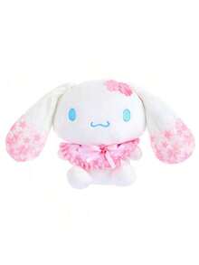 可爱坐姿毛绒娃娃 柔软毛绒娃娃 动漫娃娃 舒适抱枕 礼物 - 粉紅白色 - 查看 6